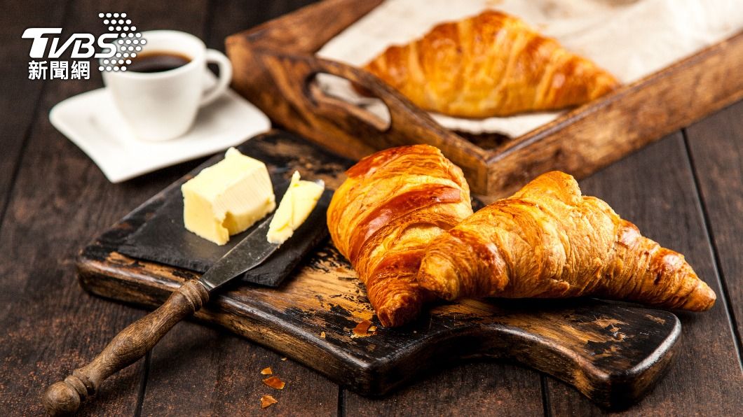 可頌是許多人的下午茶選項之一。(示意圖/shutterstock達志影像)