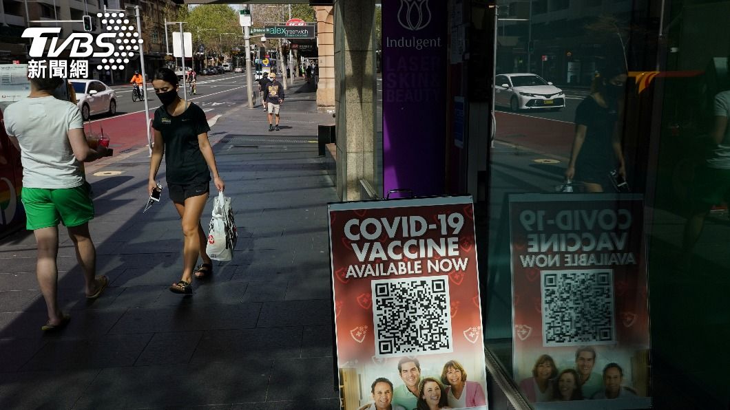 （圖／達志影像路透社） 澳洲雙管齊下　拚疫苗覆蓋率同時延長首都封城令