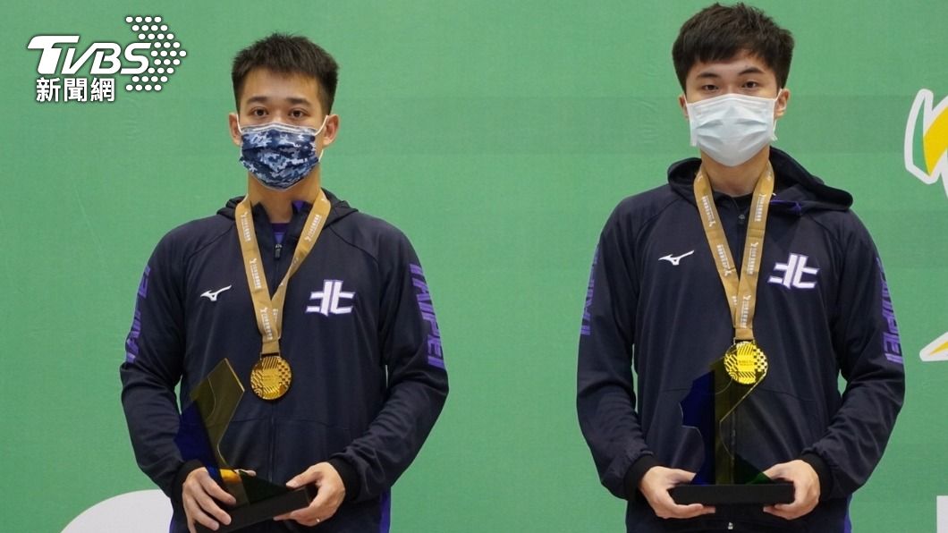 台灣桌球好手廖振珽（左）、林昀儒（右）奪WTT球星挑戰賽亞軍。（示意圖，非該場比賽影像／110年全國運動會提供）