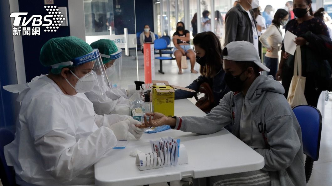 巴西民眾接種意願提升。（圖／達志影像美聯社）