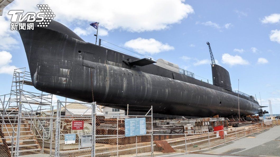 美英澳三國防衛聯盟AUKUS將助澳洲發展核能動力潛艦。（示意圖／shutterstock達志影像）
