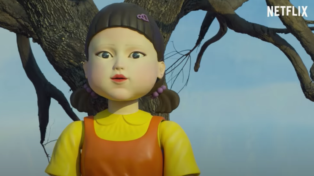 《魷魚遊戲》中的娃娃因為駭人表情引起話題（圖／翻攝自Netflix Asia YouTube）
