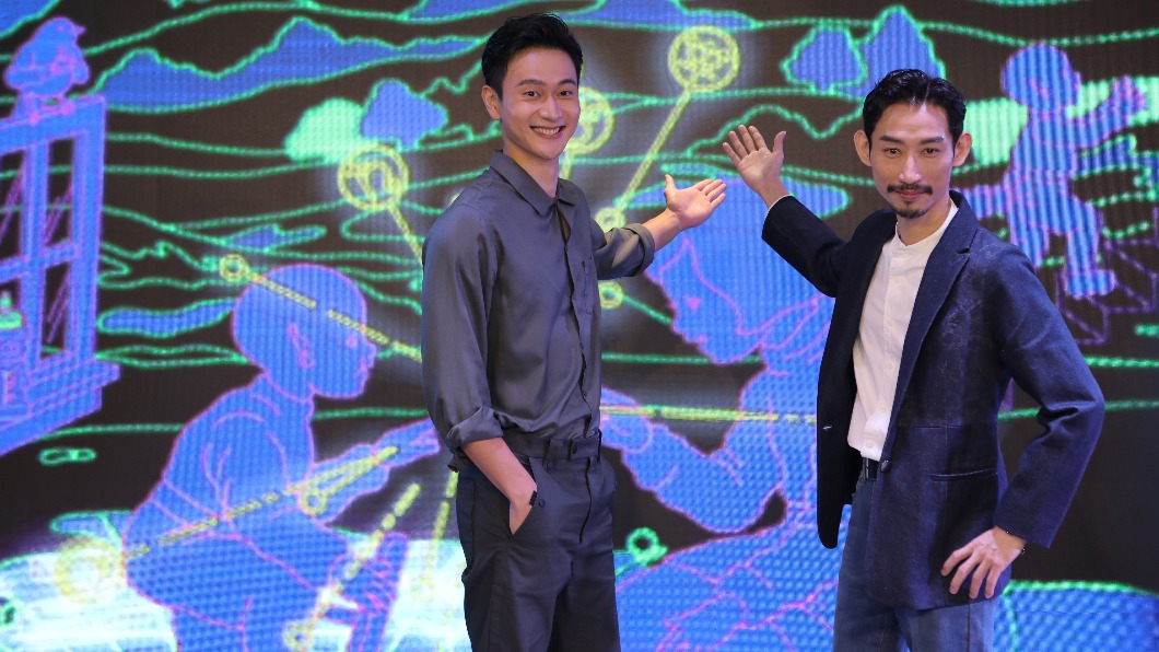 劉冠廷（左）與陳竹昇出席高雄電影節的活動。（圖／高雄電影節提供）