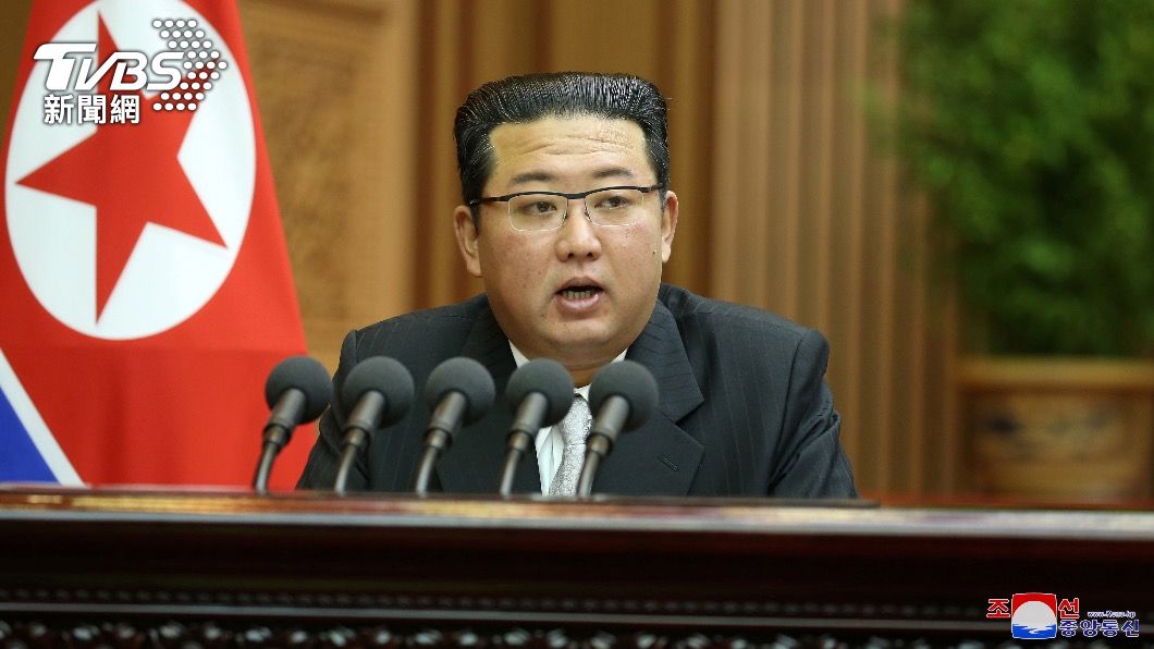 北韓領導人金正恩出席最高人民會議（圖／達志影像路透社）