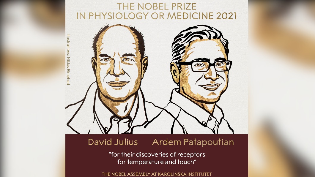 2021年諾貝爾獎醫學獎得主率先揭曉。（圖／翻攝自Nobel Prize臉書）