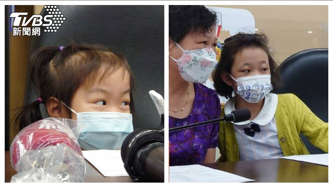 安安將腎臟捐給4歲的李小妹、8歲的許小妹。（圖／TVBS）