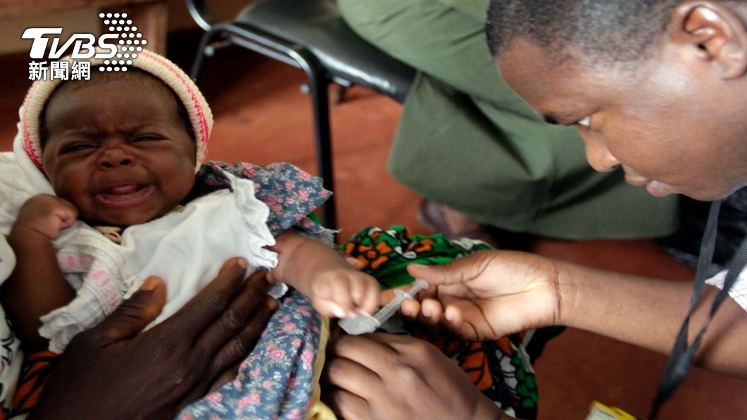 WHO建議非洲兒接種疫苗。（圖／AP）