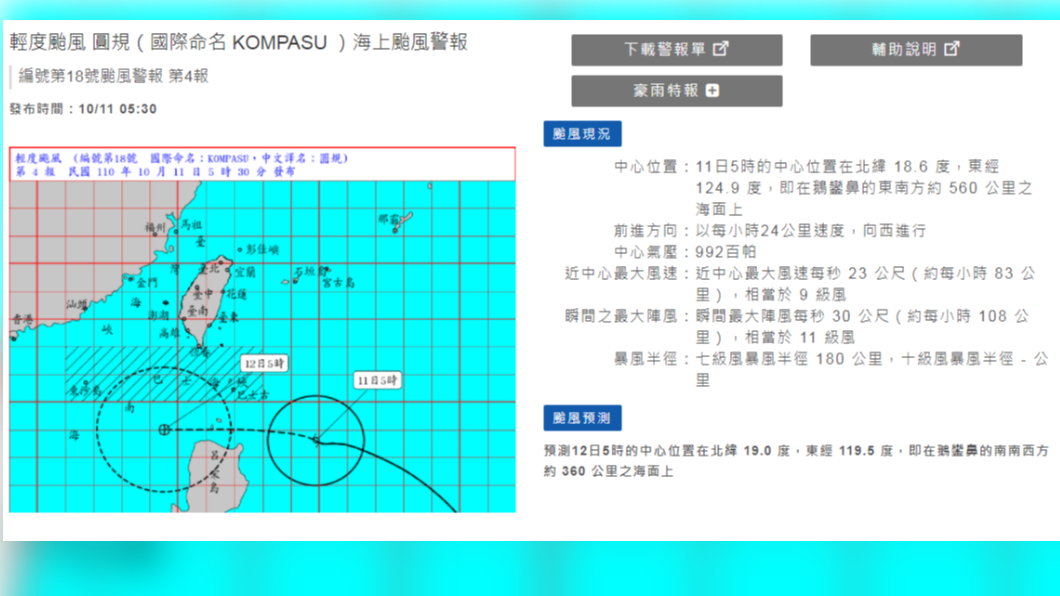 圖／中央氣象局