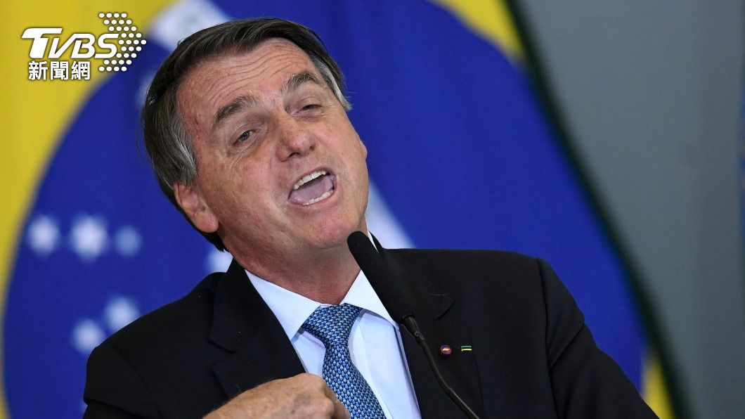 巴西總統波索納洛（Jair Bolsonaro）。（圖／達志影像美聯社） 巴西染疫死亡人數突破60萬　總統竟說：哪國沒死人？