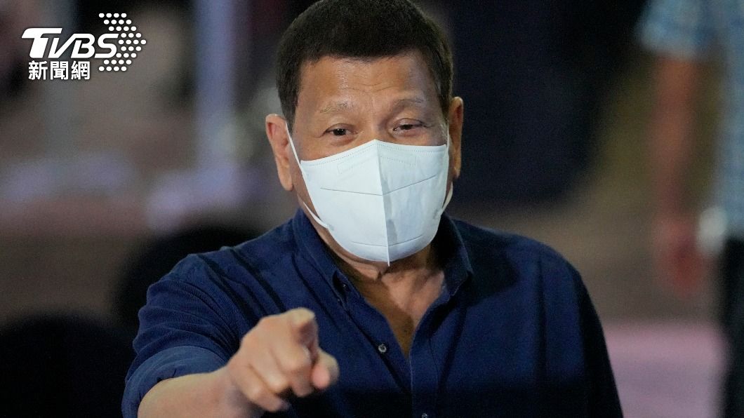 菲律賓總統杜特蒂（Rodrigo Duterte）再度放話。（圖／達志影像美聯社）