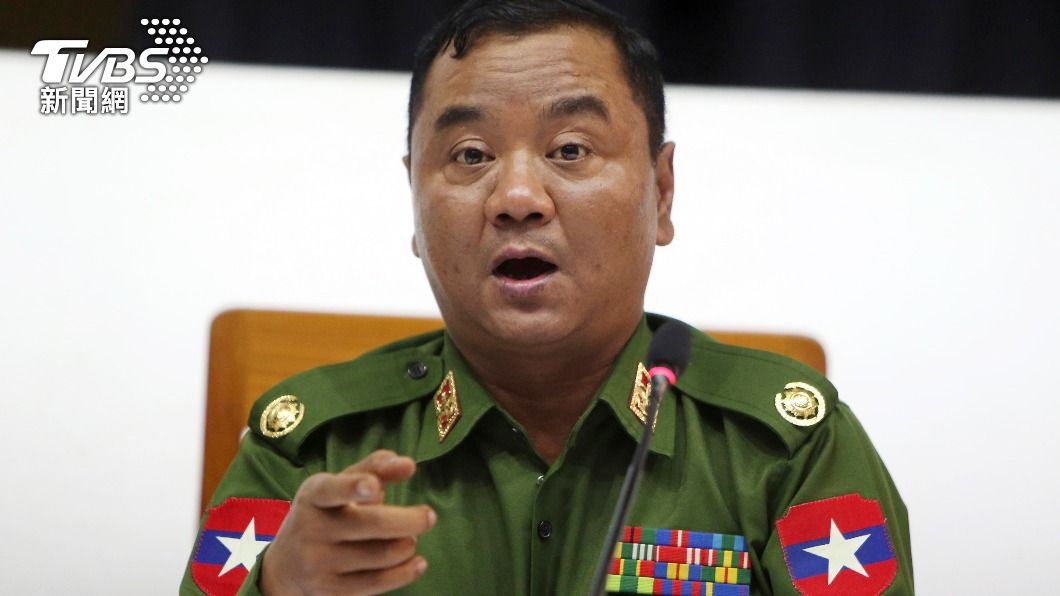 緬甸軍方發言人紹敏通拒絕讓東協特使艾瑞萬與翁山蘇姬進行面談。（圖／達志影像美聯社）