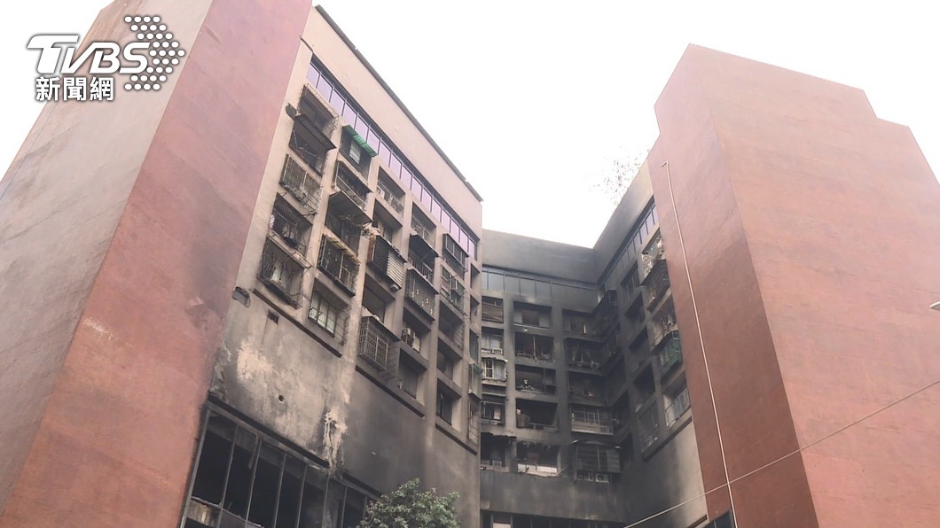 城中城大樓14日發生火警。（圖／TVBS）