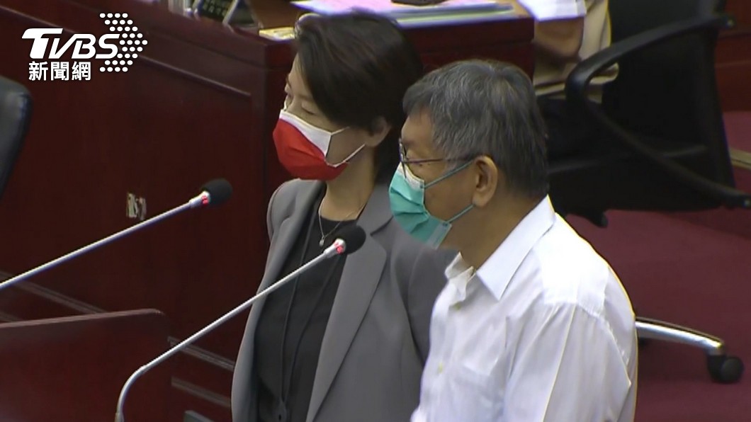 柯文哲想推薦黃珊珊參選下屆台北市長。（圖／TVBS）