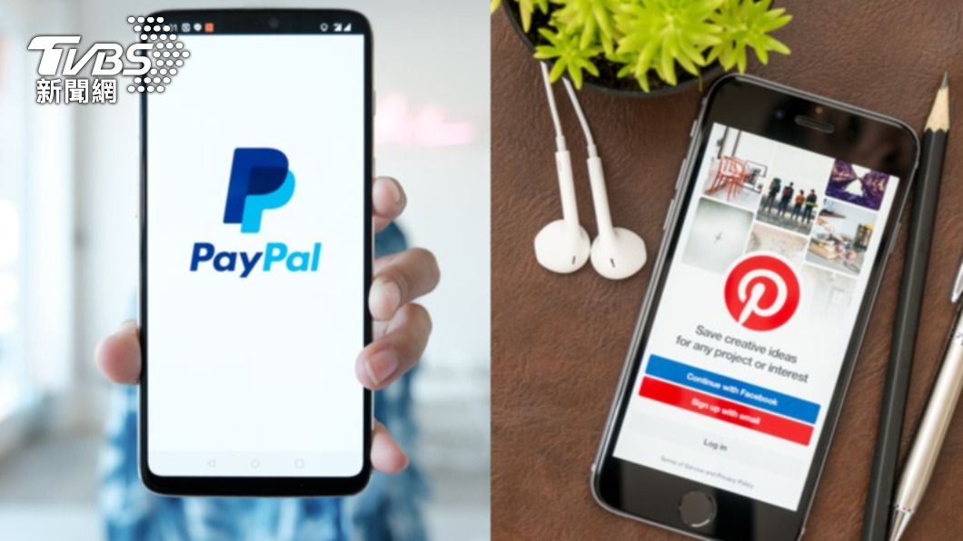 PayPal開價「450億美元」收購Pinterest。（示意圖／shutterstock達志影像）