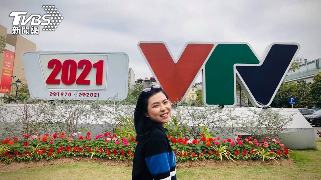 黎雲臺妝為赴台圓留學夢，離開了任職多年的越南電視台（VTV）。（圖／中央社）