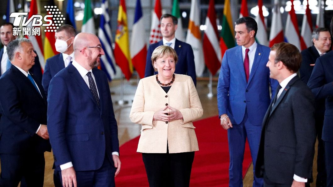 德國總理梅克爾出席最後一場歐盟高峰會。（圖／達志影像路透社）