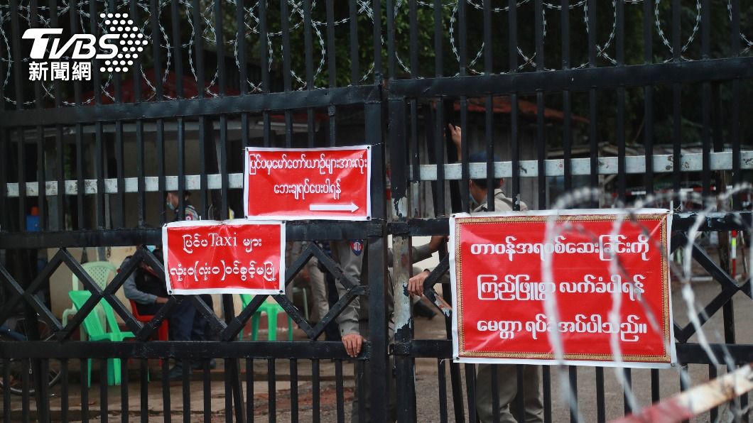 緬甸軍方不斷逮捕異議人士入獄。（圖／達志影像美聯社）