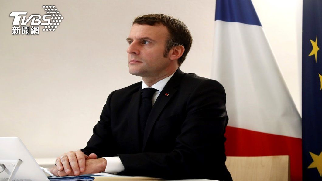 法國總統馬克洪。（照片來源：AP）