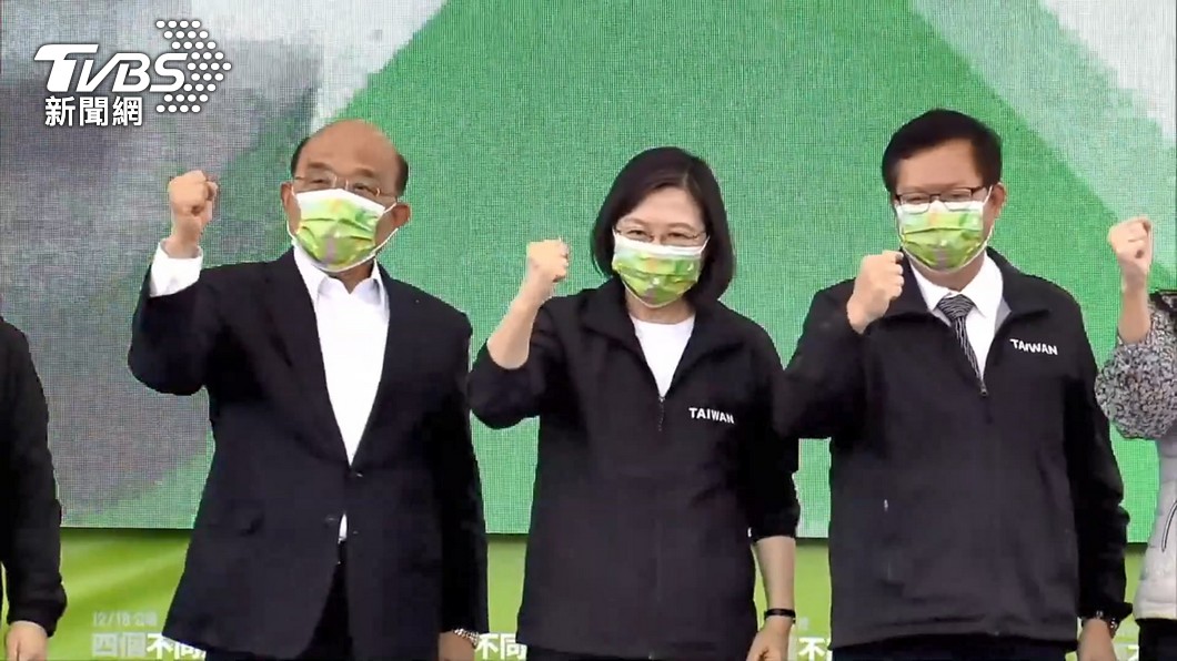 綠營全黨投入公投宣傳「四個不同意」。（圖／TVBS資料畫面）