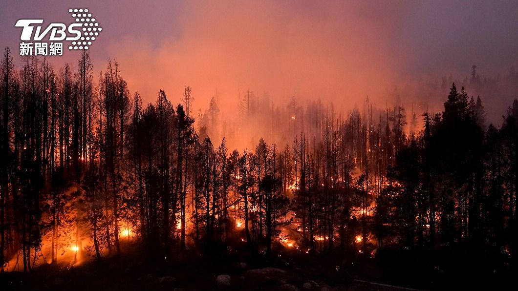 美國近日發生多起森林大火。（圖／達志影像美聯社）