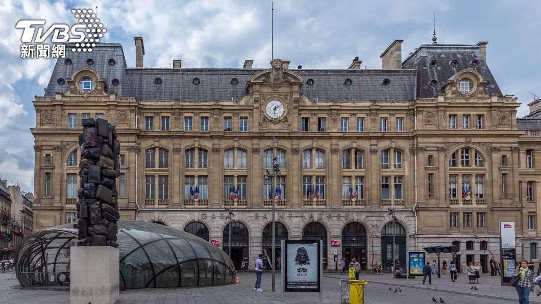 圖為巴黎聖拉薩火車站。（示意圖／shutterstock 達志影像）