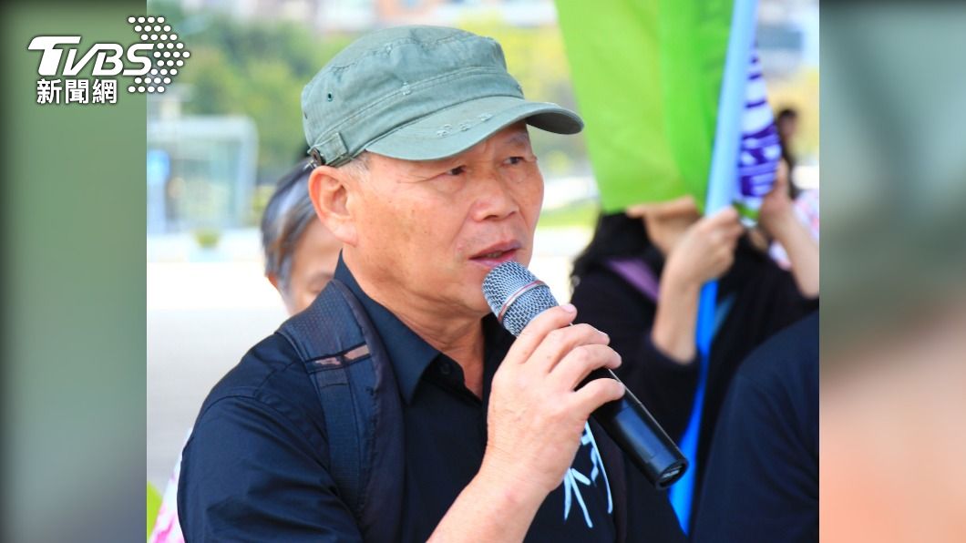 黎明幼兒園長林金連宣布參選中二選區。（圖／中央社）