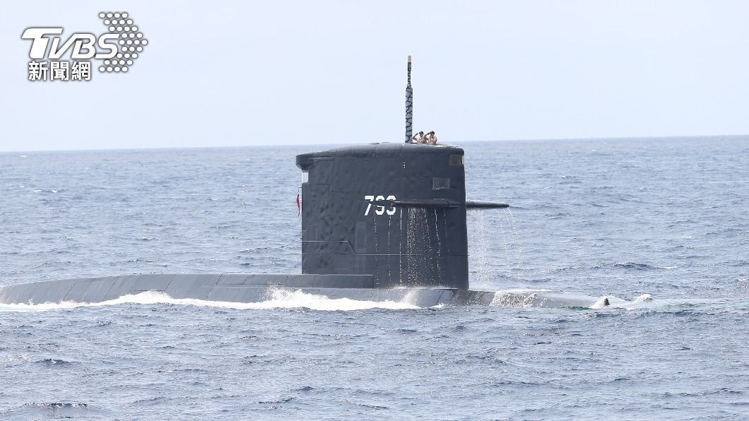 圖為海龍潛艦參與國防部2018年戰備抽測聯合操演。（圖／中央社資料照）
