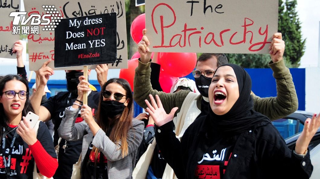 突尼西亞議員的性騷擾事件讓（#MeToo）運動遍地開花。（圖／達志影像美聯社）