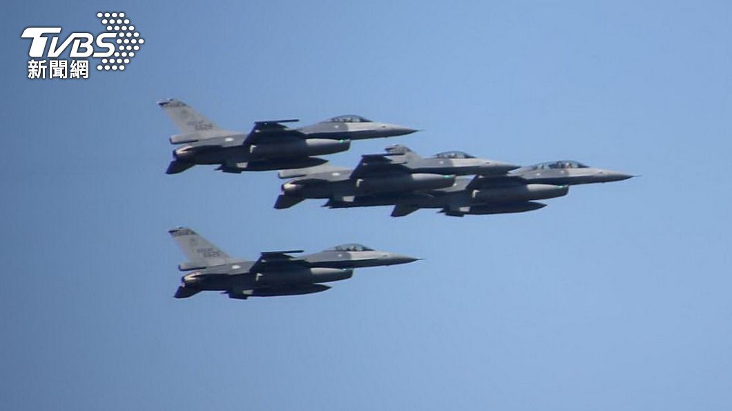 F-16V戰機成軍預演。（圖／中央社）