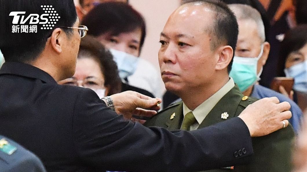 前總統府警衛主任陳敏華去年6月晉任少將。（圖／中央社）