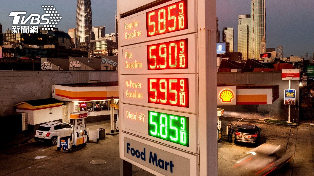 美國油價攀升。（圖／達志影像美聯社）