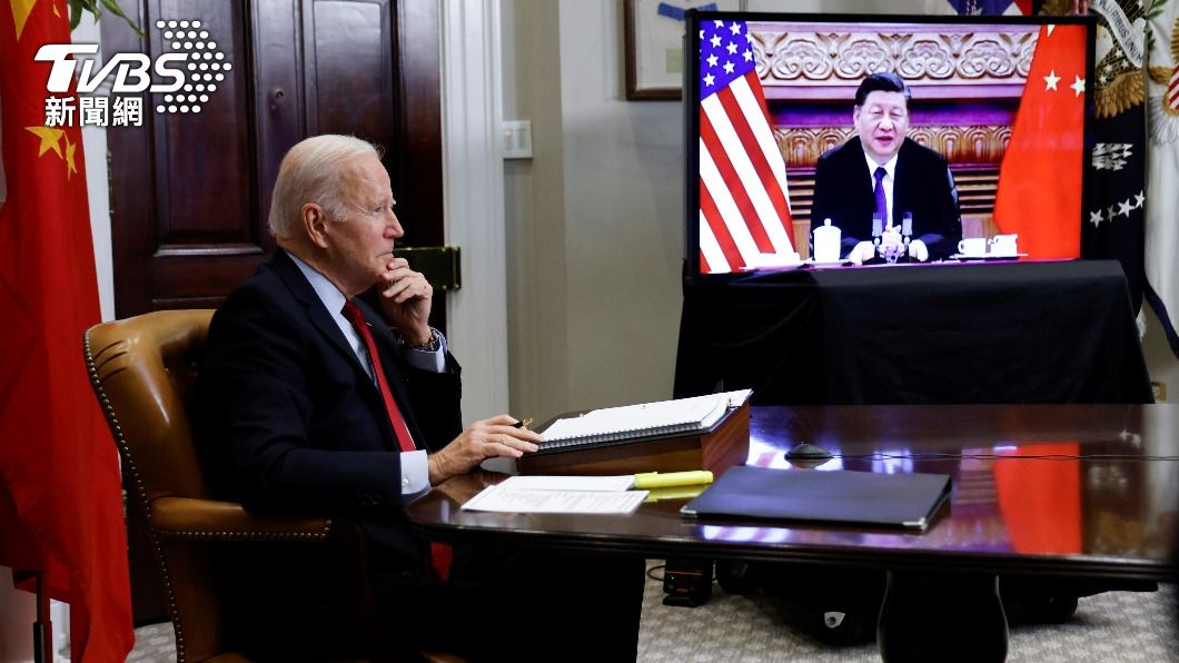 美國總統拜登與大陸領導人習近平日前進行會談。（圖／達志影像路透社）