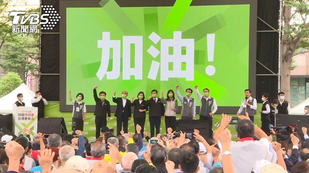 民進黨於各地展開公投宣講。 （圖／TVBS資料畫面）