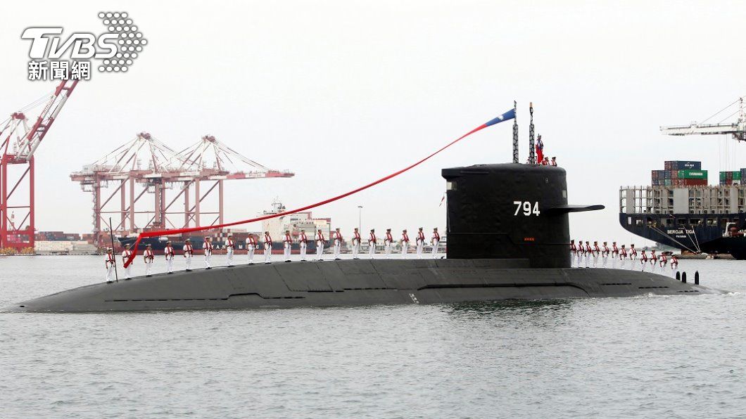 台灣國造潛艇。（照片來源：AP）