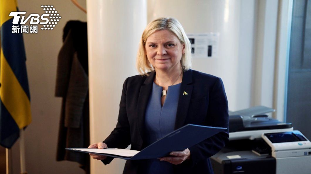 瑞典首位女總理安德森。（照片來源：AP）