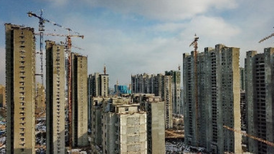 中國平均住房空置率高。（圖／翻攝自微博）