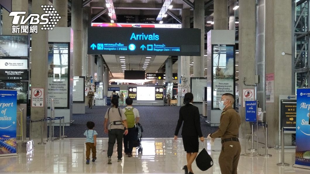圖為泰國蘇凡納布機場入關處。（圖／中央社）