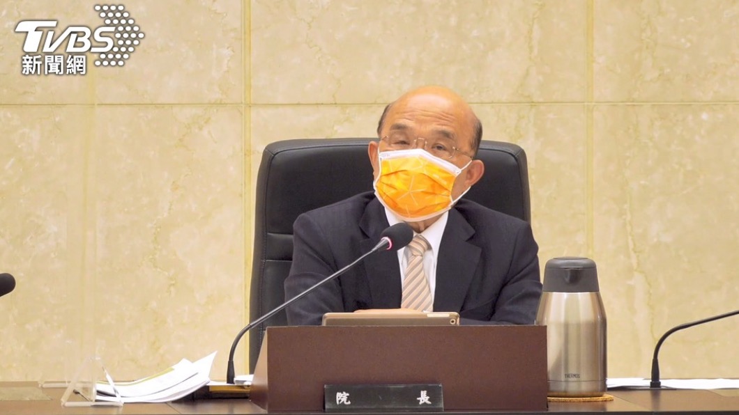 行政院長蘇貞昌。（圖／TVBS資料畫面） 台灣防疫排名躍升12名！蘇揆：民眾和政府配合成功