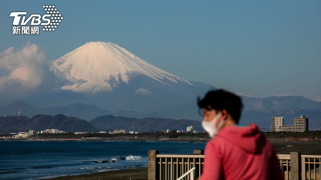 富士山一晚震3次，讓網友都相當擔心。（圖／達志影像美聯社）