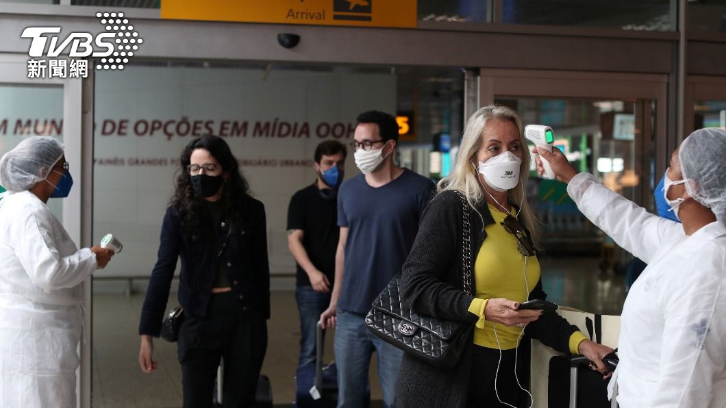 巴西加嚴旅客防疫規定。（圖／達志影像路透社）