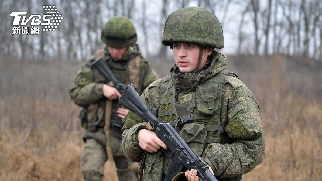 俄羅斯重兵集結烏克蘭邊境。（圖／達志影像美聯社）