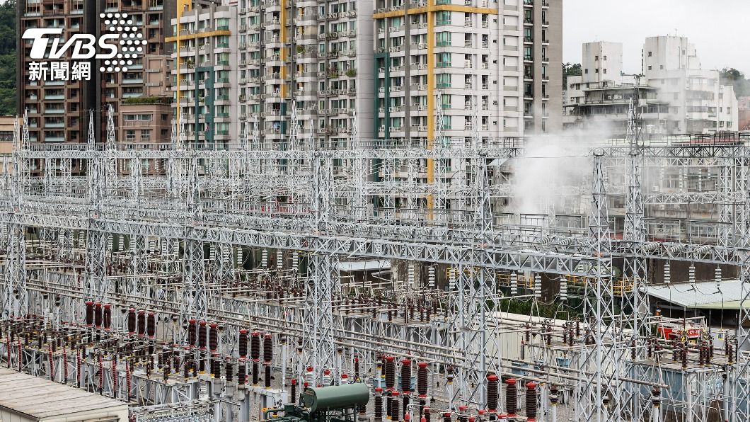 萬隆變電所昨天發生火災。（圖／中央社）