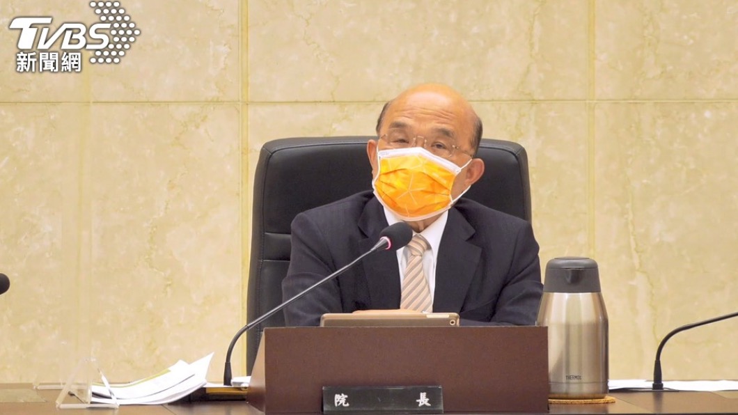 行政院長蘇貞昌表示，目前沒有疫情升級計畫。（圖／TVBS資料畫面）
