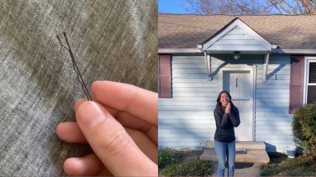 美國一名網紅用髮夾成功換到一棟房子。（圖／翻攝自IG@trademeproject）