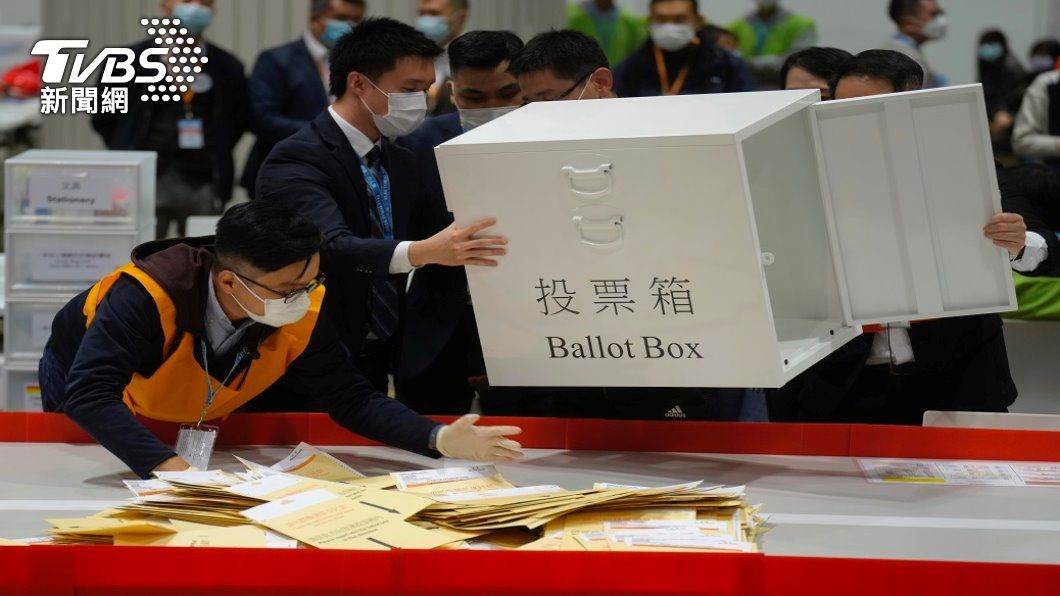 香港立法會選舉投票。（照片來源：AP）