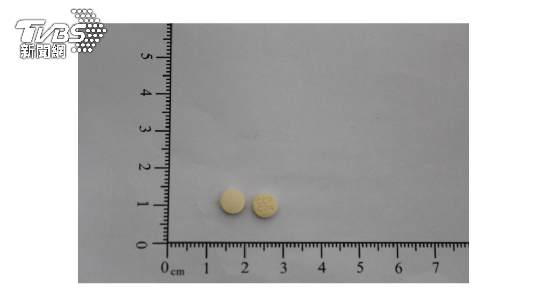 「柔醣錠1毫克 Repaglinide Tablets 1mg ＂CYH”」。（圖／食藥署提供）