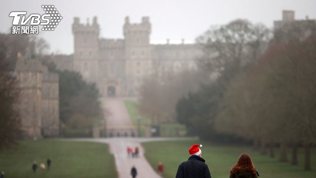 英女王伊麗莎白二世今年在溫莎城堡度耶誕節。（圖／達志影像路透社）