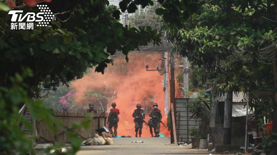 人權團體譴責緬甸軍政府襲擊平民。（示意圖。圖／達志影像美聯社）