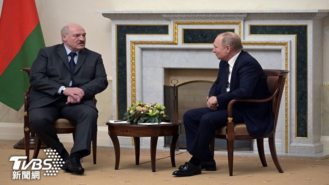 俄羅斯總統普欽和白俄羅斯總統盧卡申科。(圖/路透社)