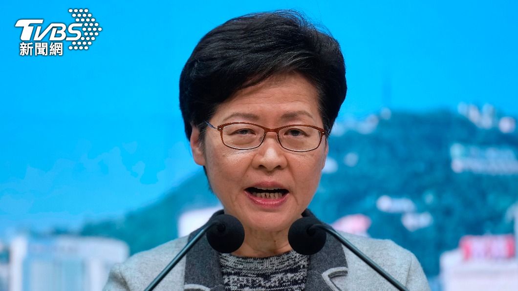 香港特首林鄭月娥不會出席北京冬奧開幕式。（圖／TVBS）